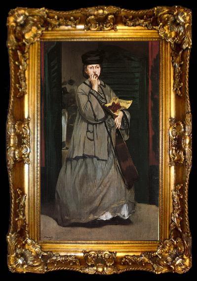 framed  Edouard Manet Street Singer, ta009-2